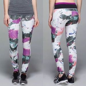 Lululemon pigment wave speed tight 4 legging run